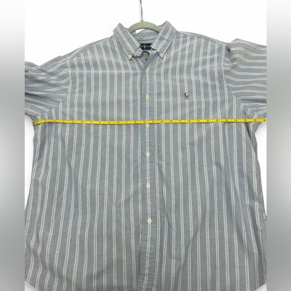 Ralph Lauren Classic Fit Men’s Button-Down Shirt - Size 17.5 34/35 - striped - Picture 7 of 7